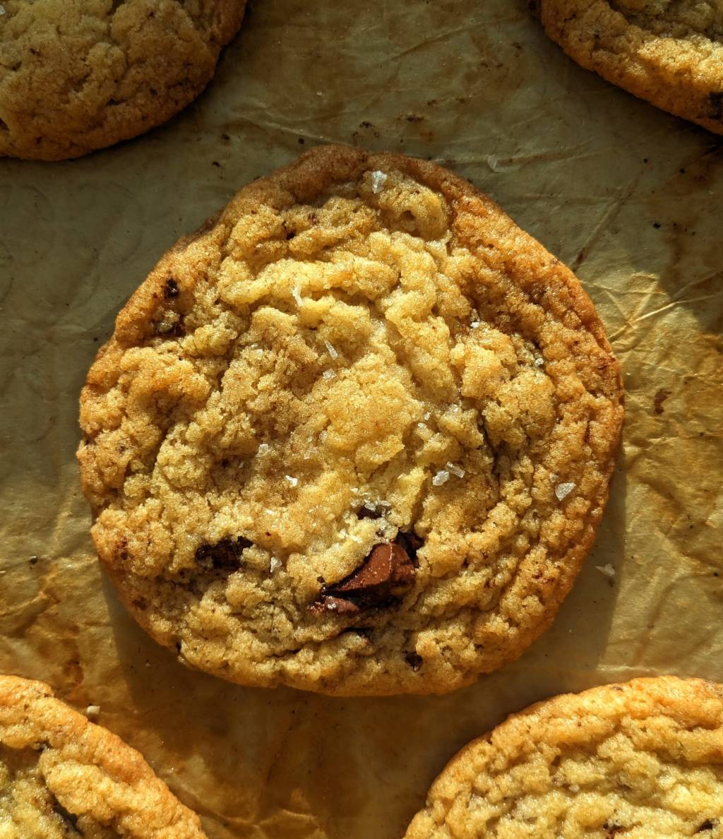 Vegan chewy banana&nbsp;cookies