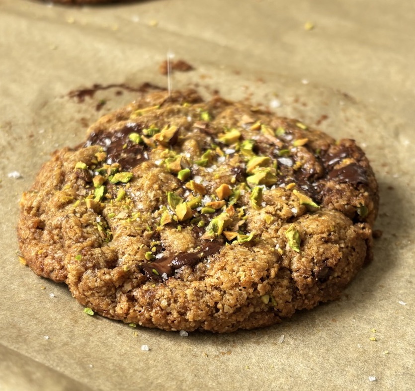 Pistachio chocolate chunk cookies (vg,&nbsp;gf)